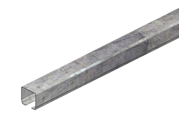 C-TRACK - 10 FT LENGTH - GALVANIZED