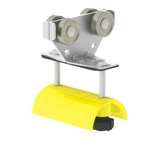 [23261] CABLE TROLLEYS - STEEL BODY/ PLASTIC SADDLE (Plastic)