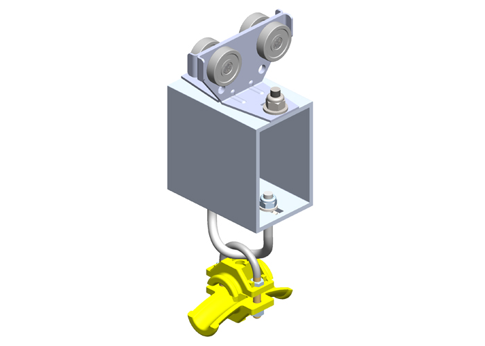 [35744] TOW TROLLEY - PLATED STEEL