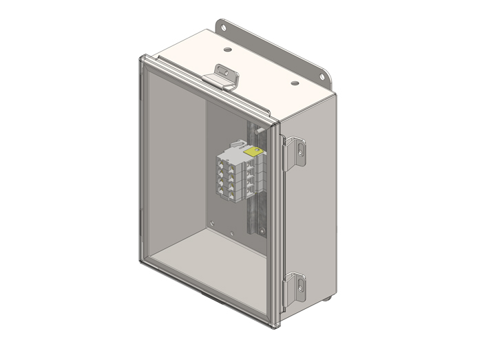 CONTROL TROLLEY JUNCTION BOX AND TERMAIL STRIPS - 4P POWER