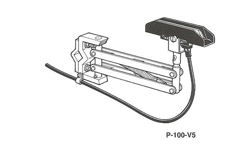 SINGLE COLLECTOR SHOE - 100A - VERTICAL MOUNT 