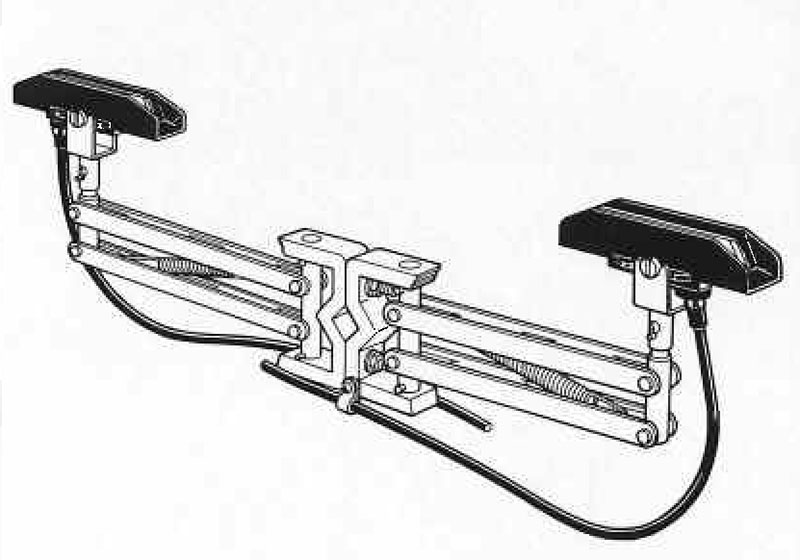 DUAL COLLECTOR SHOE - 200A - LATERAL MOUNT