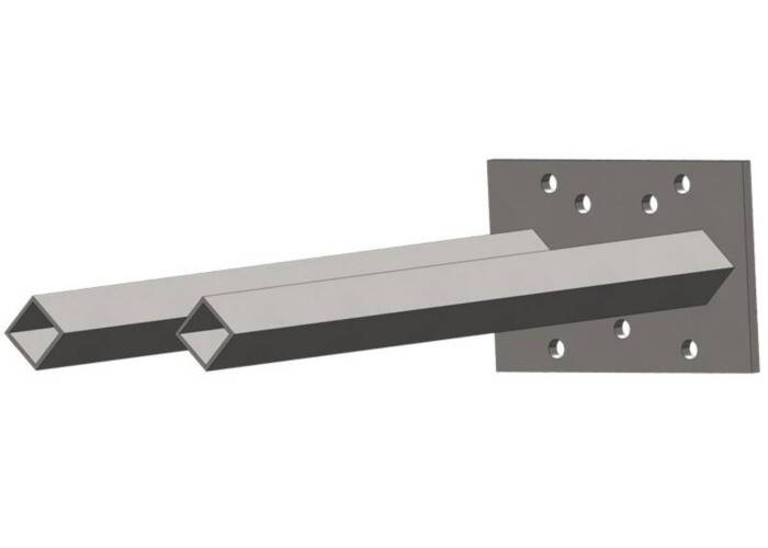 COLLECTOR BRACKET - DOUBLE POST - 50A (Phase, 400A Safe-Lec 2)