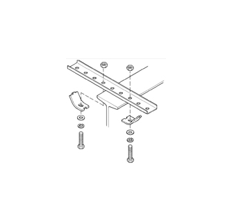 ANGLE BRACKET - 18'' LONG - 12 GAUGE - 1.5" HOLE SPACING