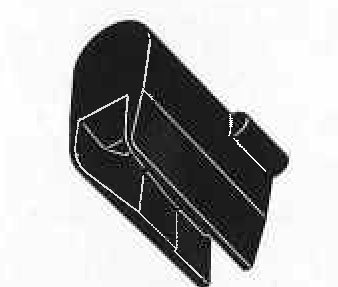 [FE-758-GCT] TRANSFER END CAP (D-O-W 90A 8-Bar)