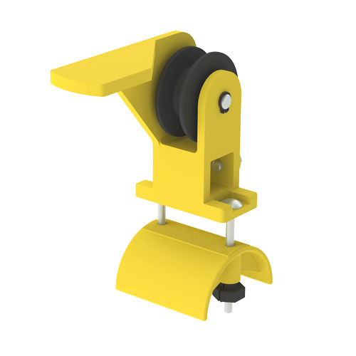 [21124] TOWING TROLLEY WITH ROPE GUIDANCE  (Conductix Series 215 Cable)