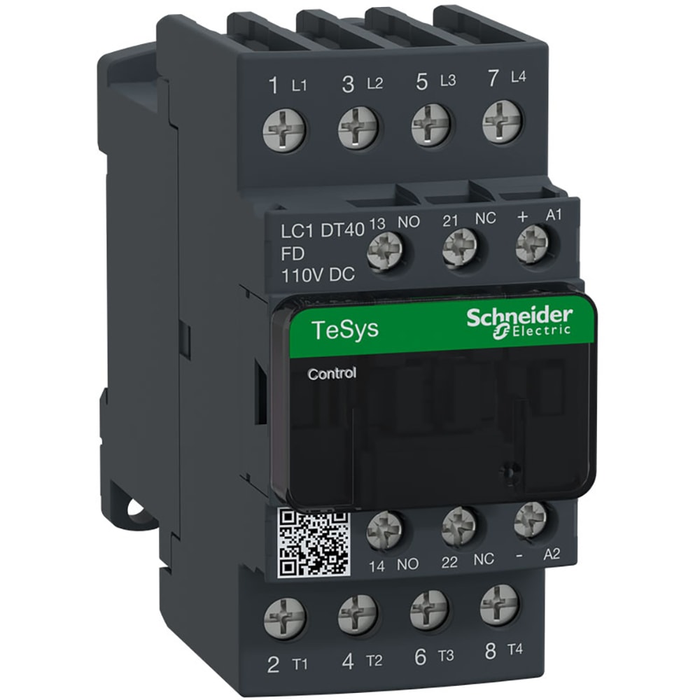 [LC1DT40FD] CONTACTOR - 110V DC COIL - 4P - 40A