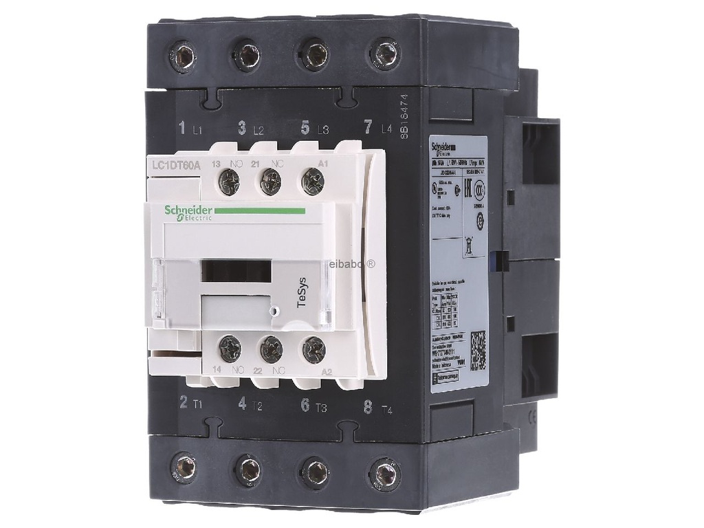 CONTACTOR - 110V COIL - 4P - 60A