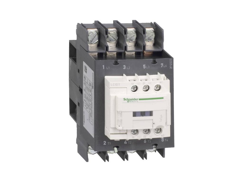 CONTACTOR - 12V DC COIL - 80A - 4P