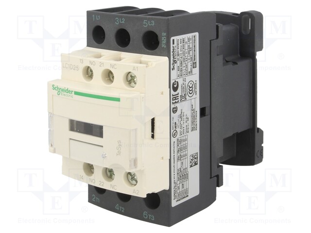 CONTACTOR - 15HP - 230V COIL - 3P