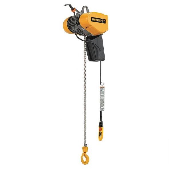 3-PHASE ELECTRIC CHAIN HOIST - 1/8 TON - 20FT - 220V