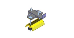 END CLAMPS - STEEL BODY/PLASTIC SADDLE