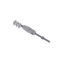 STRAINING SCREWS - GALVANIZED STEEL - M12