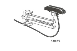 [P-100-V5-G] SINGLE COLLECTOR SHOE - 100A - VERTICAL MOUNT 