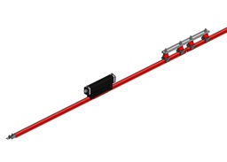 POWER SECTIONS - STEEL BAR- RED - 100A