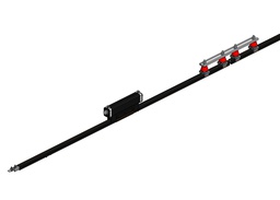 POWER SECTIONS - STEEL BAR- BLACK - 100A