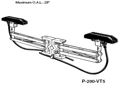 [EP-200-VT5X-BR] DOUBLE SHOE - 200 AMP - BRONZE