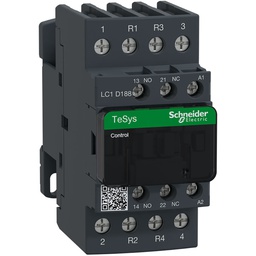 [LC1DT25U7] CONTACTOR - 240V COIL - 4P - 25A