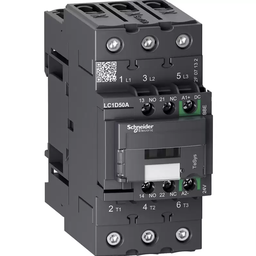 [LC1D50ABBE] CONTACTOR - 40HP - 24V DC COIL - 3P