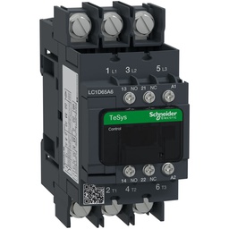 [LC1D65A6B7] CONTACTOR - 40HP - 24V COIL - 3P