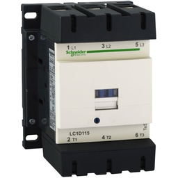 [LC1D1156BD] CONTACTOR - 75HP - 24V DC COIL - 3P